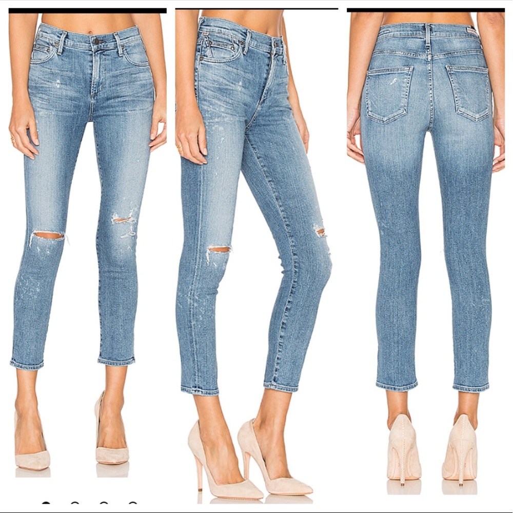 Citizens Of Humanity Distressed Cropped Rocket